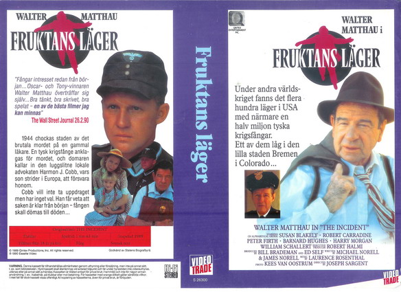 26300 FRUKTANS LÄGER (VHS)