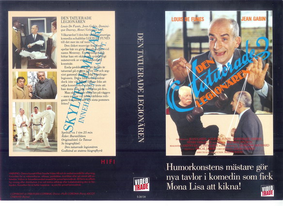 26134 DEN TATUERADE LEGIONÄREN (VHS)