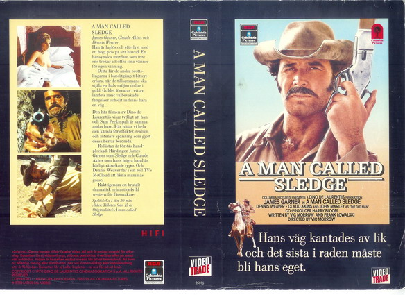 25016 A MAN CALLED SLEDGE (VHS)