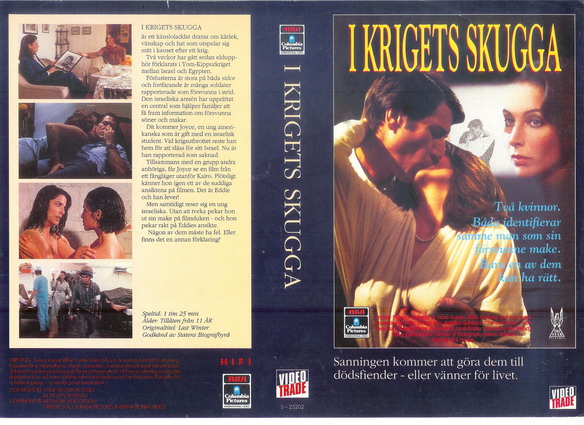 I KRIGETS SKUGGA (vhs-omslag)