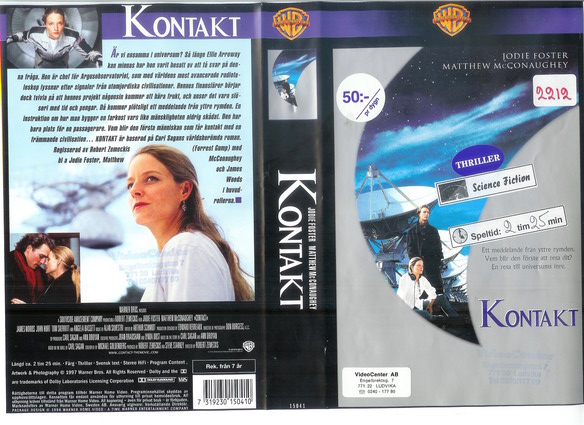 KONTAKT (vhs-omslag)