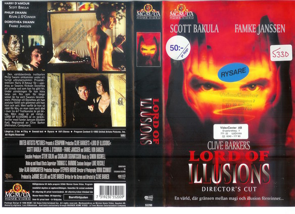 LORD OF ILLUSIONS (vhs-omslag)