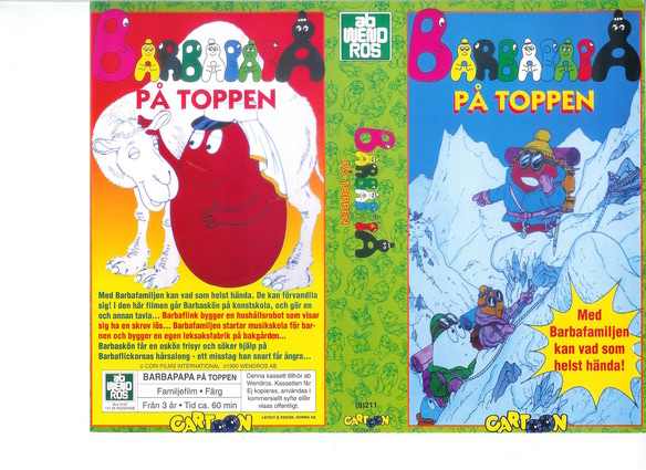 BARBAPAPPA PÅ TOPPEN (VHS)