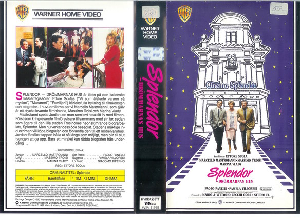 11998 SPLENDOR - DRÖMMARNAS HUS (VHS)