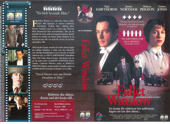 FALLET WINSLOW (Vhs-Omslag)