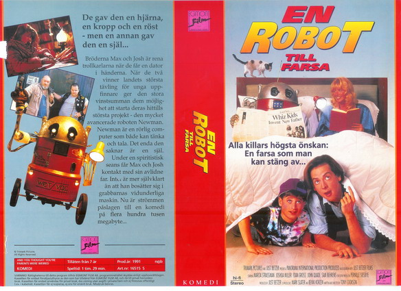 EN ROBOT TILL FARSA (Vhs-Omslag)