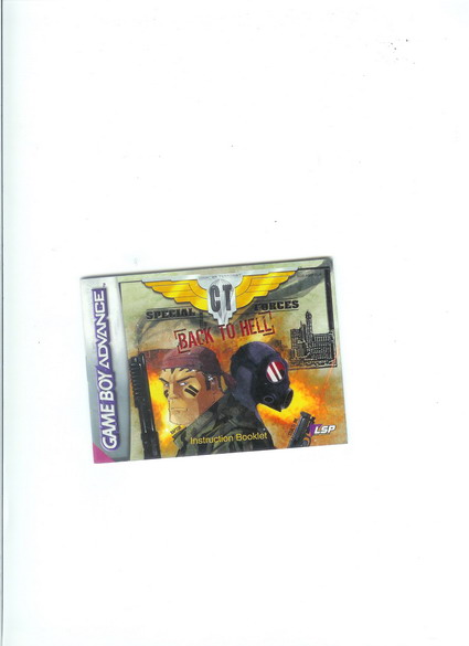 CT SPECIAL FORCE - GBA MANUAL