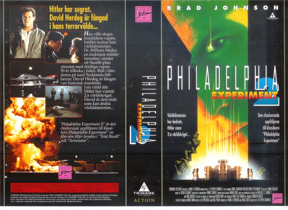 PHILADELPHIA EXPERIMENT 2 (Vhs-Omslag)