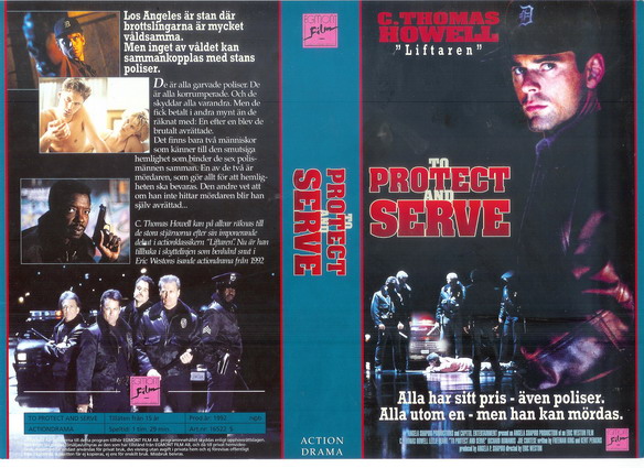 TO PROTECT AND SERVE (Vhs-Omslag)