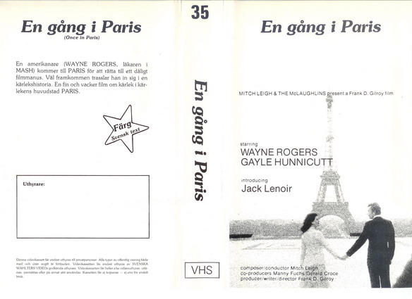 35-EN GÅNG I PARIS (VHS)