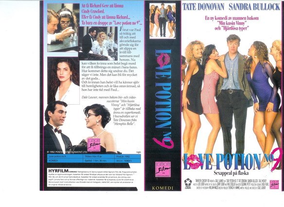 LOVE POTION NO 9 (Vhs-Omslag)
