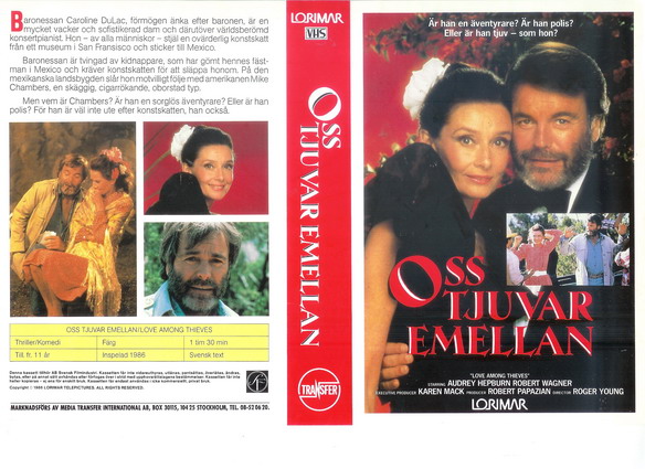 OSS TJUVAR EMELLAN (vhs-omslag)