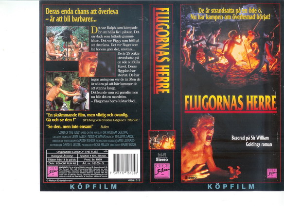 FLUGORNAS HERRE (Vhs-Omslag)