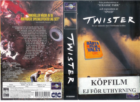 TWISTER (VHS)