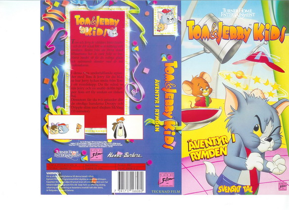 TOM & JERRY KIDS ÄVENTYR I RYMDEN (Vhs-Omslag)