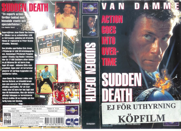 SUDDEN DEATH (VHS)