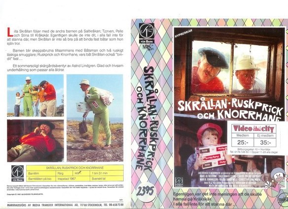 SKRÅLLAN-RUSKPRICK OCH KNORRHANE - nypremiär (VHS)