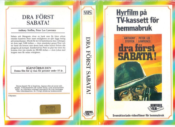223 DRA FÖRST SABATA (VHS)