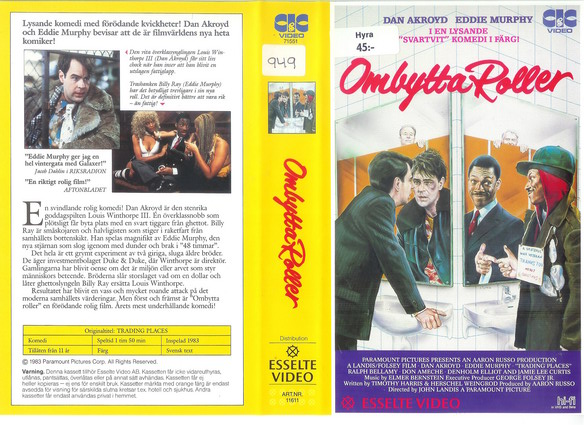 11611 OMBYTTA ROLLER (VHS)