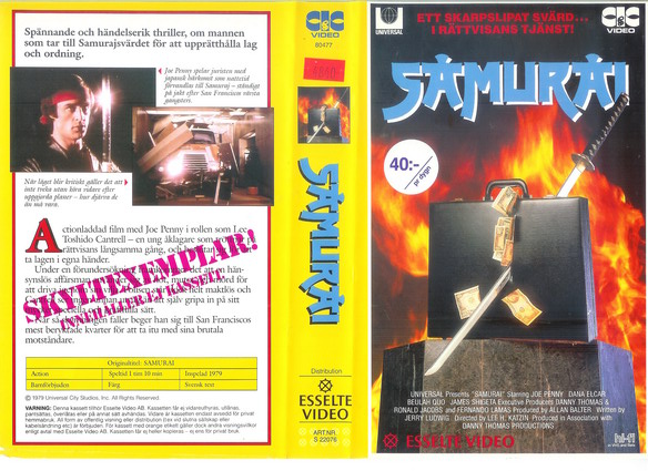22076 SAMURAI (VHS)
