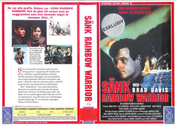 111326 SÄNK RAINBOW WARRIOR (VHS)