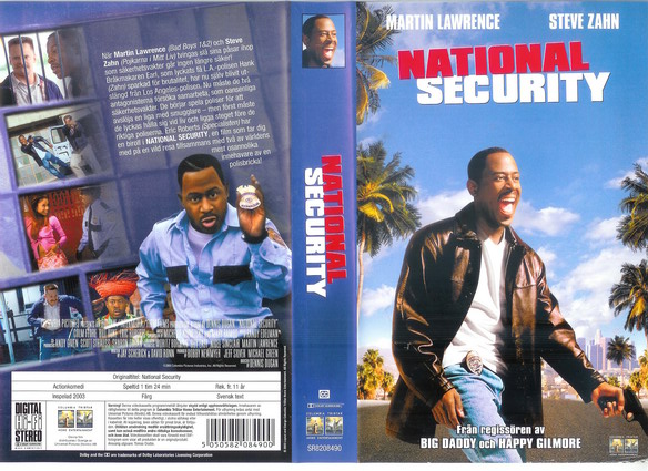 NATIONAL SECURITY (Vhs-Omslag)