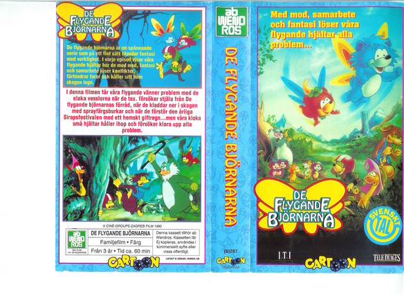 DE FLYGANDE BJÖRNARNA (VHS)