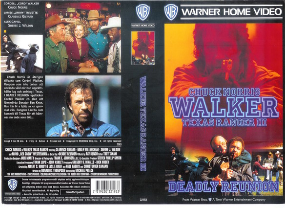 WALKER TEXAS RANGER 3 (vhs-omslag)