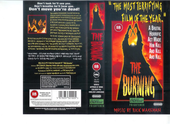BURNING - UK(vhs)