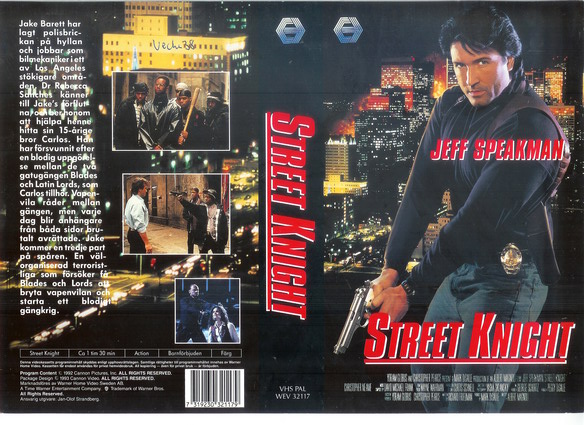 STREET KNIGHT (vhs-omslag)