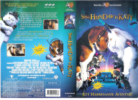 SOM HUND OCH KATT (vhs-omslag)