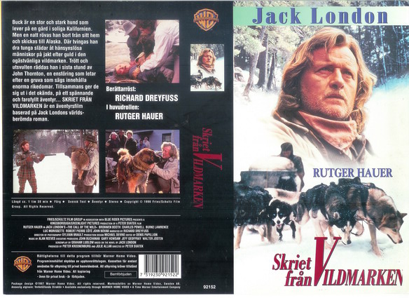 SKRIET FRÅN VILDMARKEN (vhs-omslag)