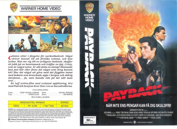 PAYBACK - 1990 (vhs-omslag)