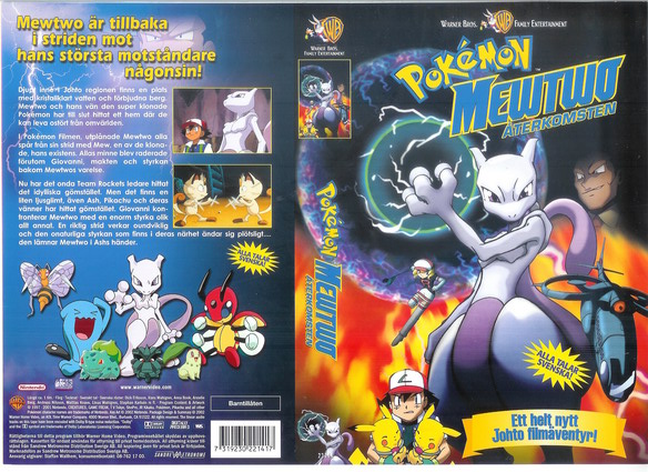 POKEMON MEWTWO ÅTERKOMSTEN (vhs)