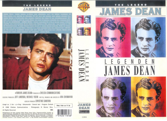 LEGENDEN JAMES DEAN (vhs-omslag)