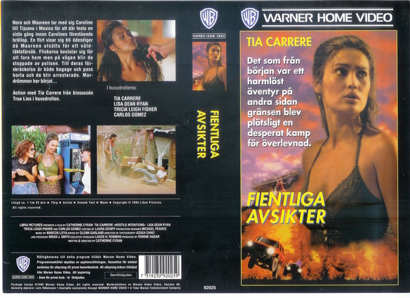 FIENTLIGA AVSIKTER (vhs-omslag)