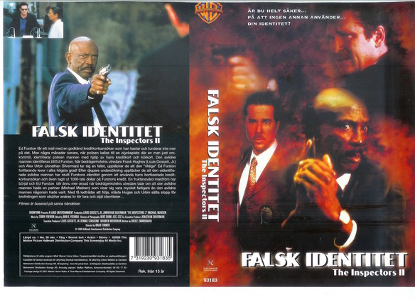 FALSK IDENTITET - THE INSPECTORS II (vhs-omslag)