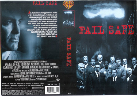 FAIL SAFE (vhs-omslag)