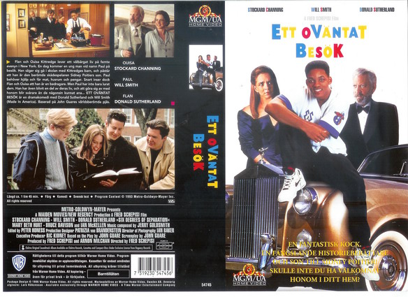 ETT OVÄNTAT BESÖK (vhs-omslag)