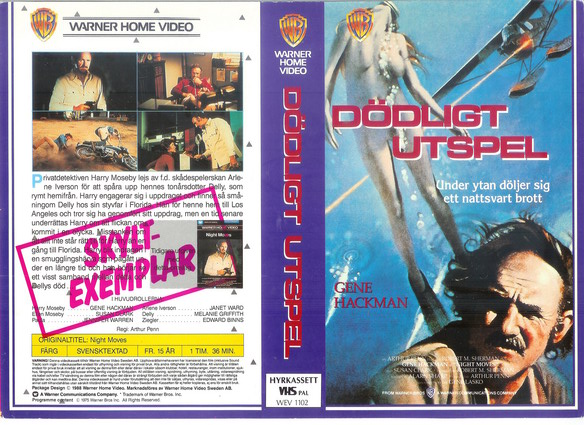 DÖDLIGT UTSPEL (vhs-omslag)