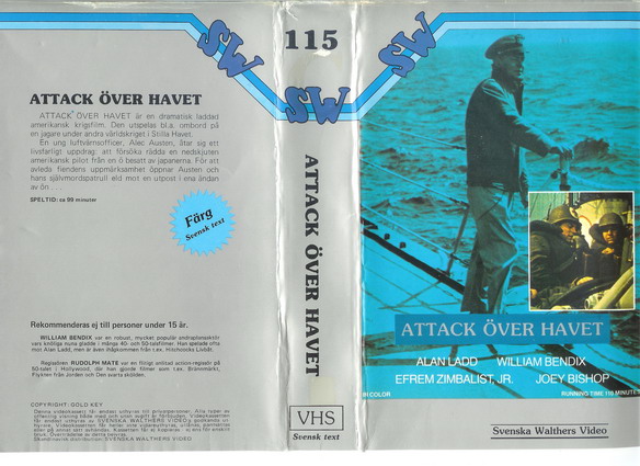 115 ATTACK ÖVER HAVET (VHS)