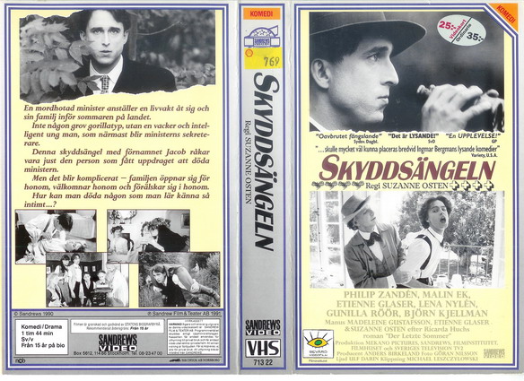 SKYDDSÄNGELN (vhs-omslag)