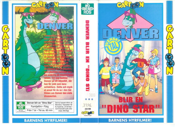 186 DENVER BLIR EN DINO STAR (VHS)