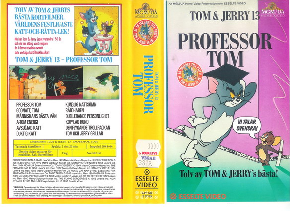 TOM & JERRY 13 (Vhs-Omslag)