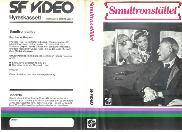 SMULTRONSTÄLLET (VHS)