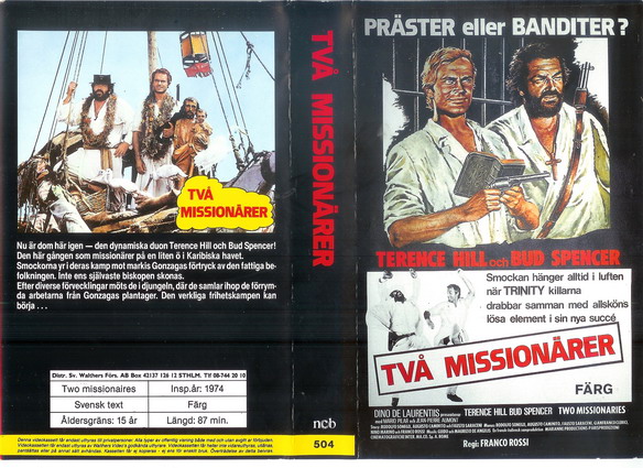 504 TVÅ MISSIONÄRER (VHS)