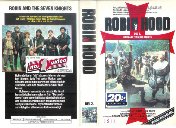5014 ROBIN HOOD DEL 2 (VHS)