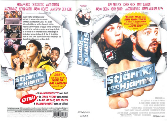 STJÄRNOR UTAN HJÄRNOR (vhs-omslag)