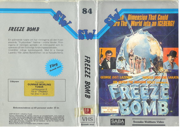 84 FREEZE BOMB (VHS)
