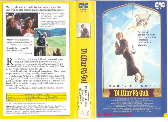 11615 VI LITAR PÅ GUD (VHS)